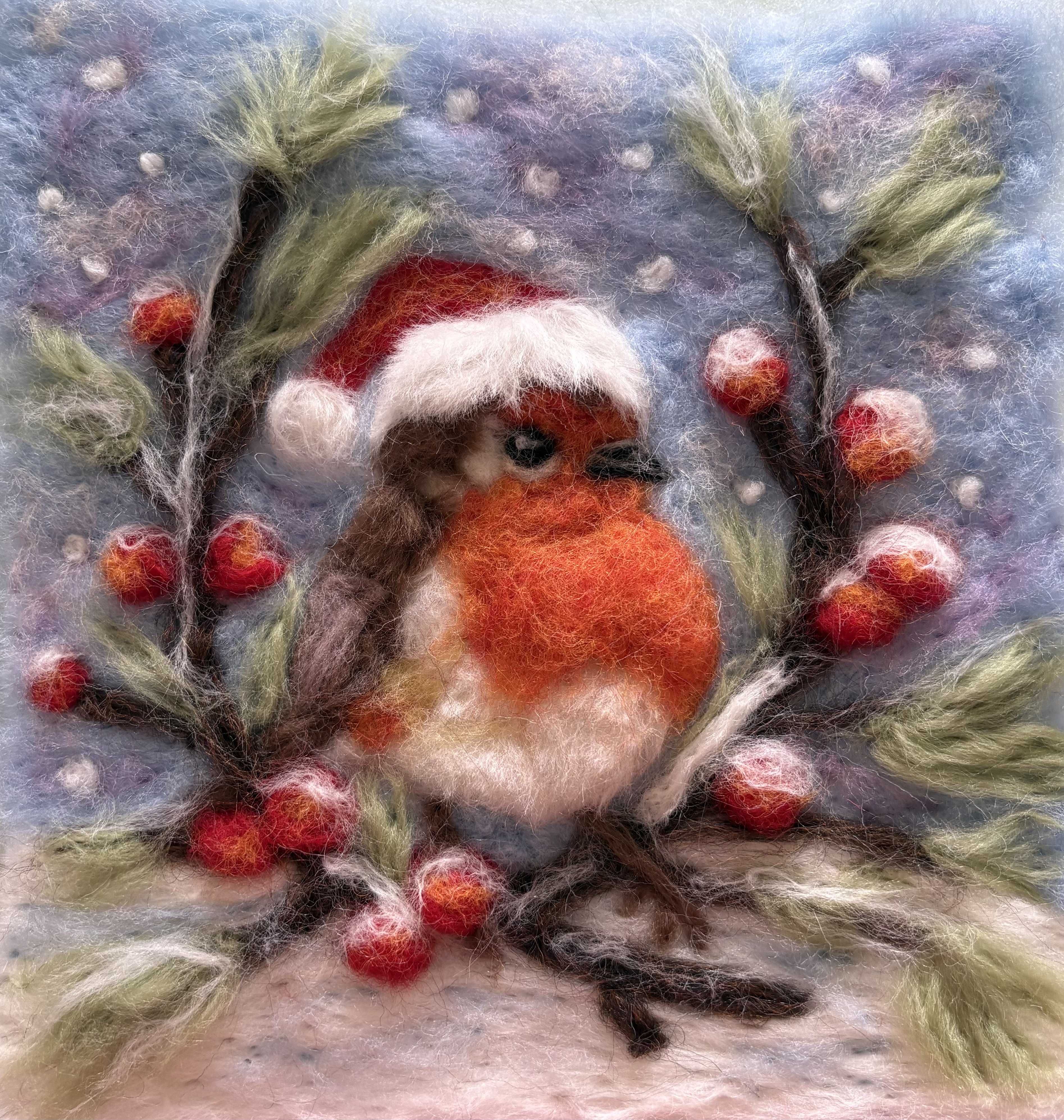 Needle Felted Christmas Robin Full Day Workshop 7th October 2025