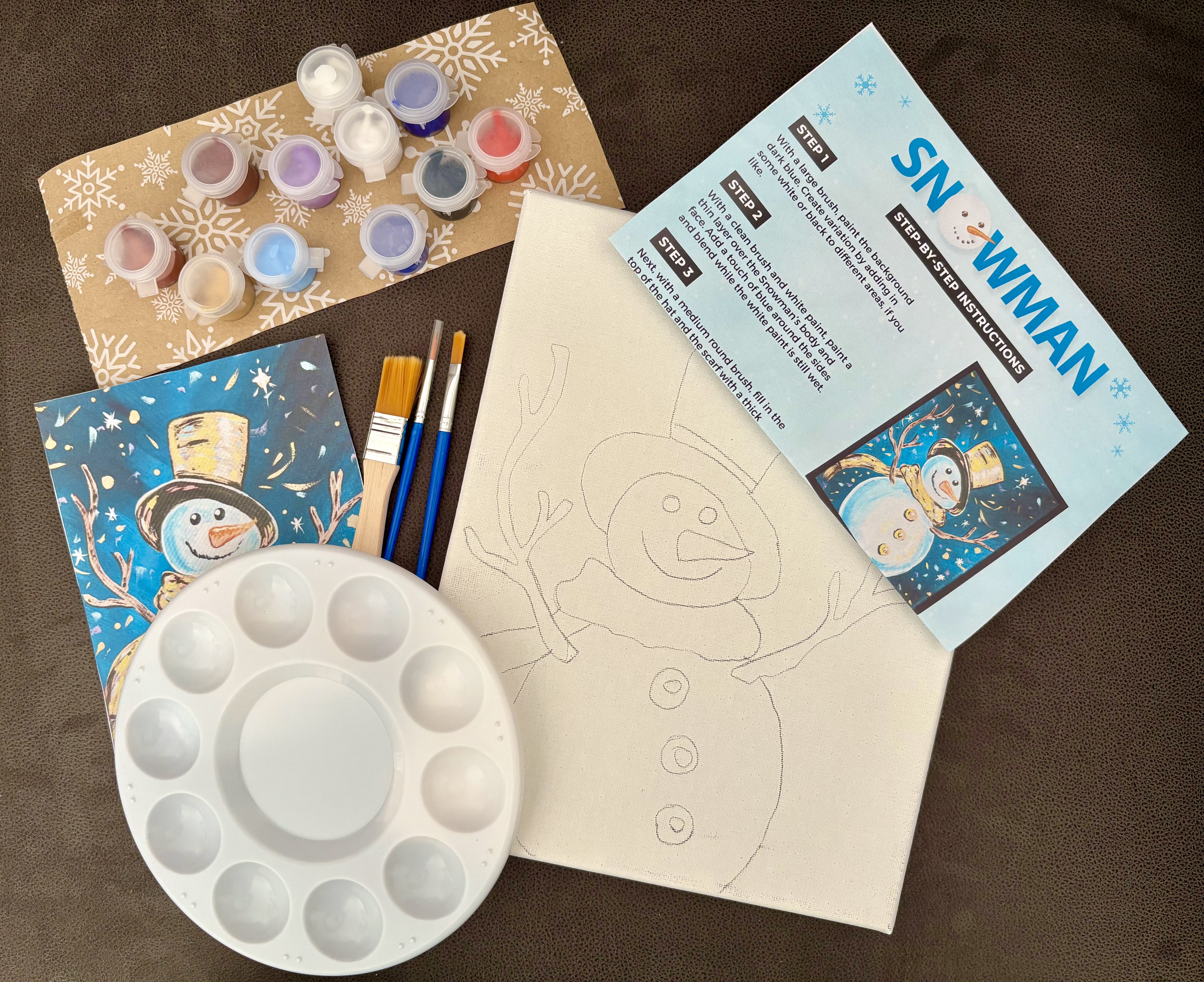 Snowman Painting Kit