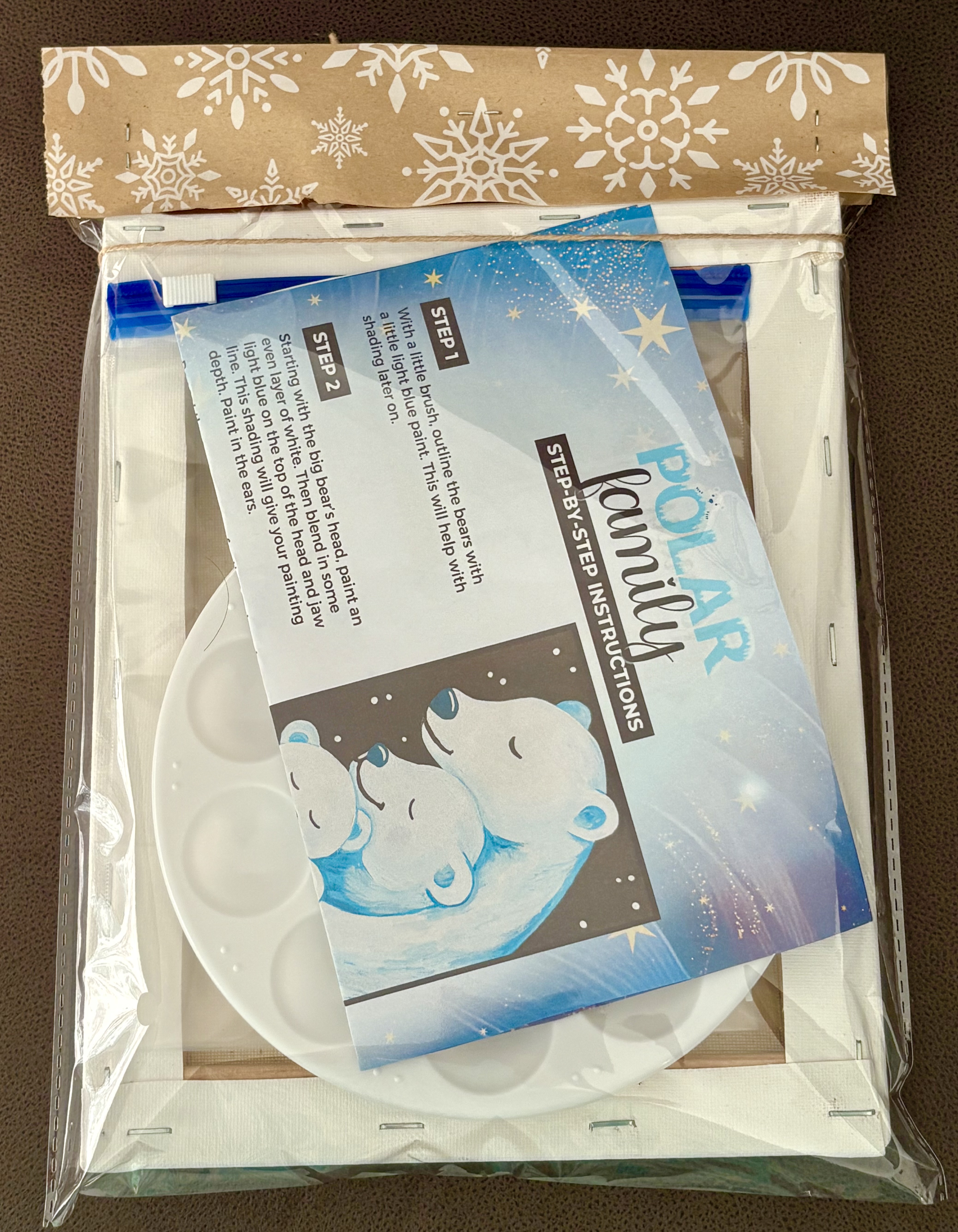 Polar Bear Family Paint Kit