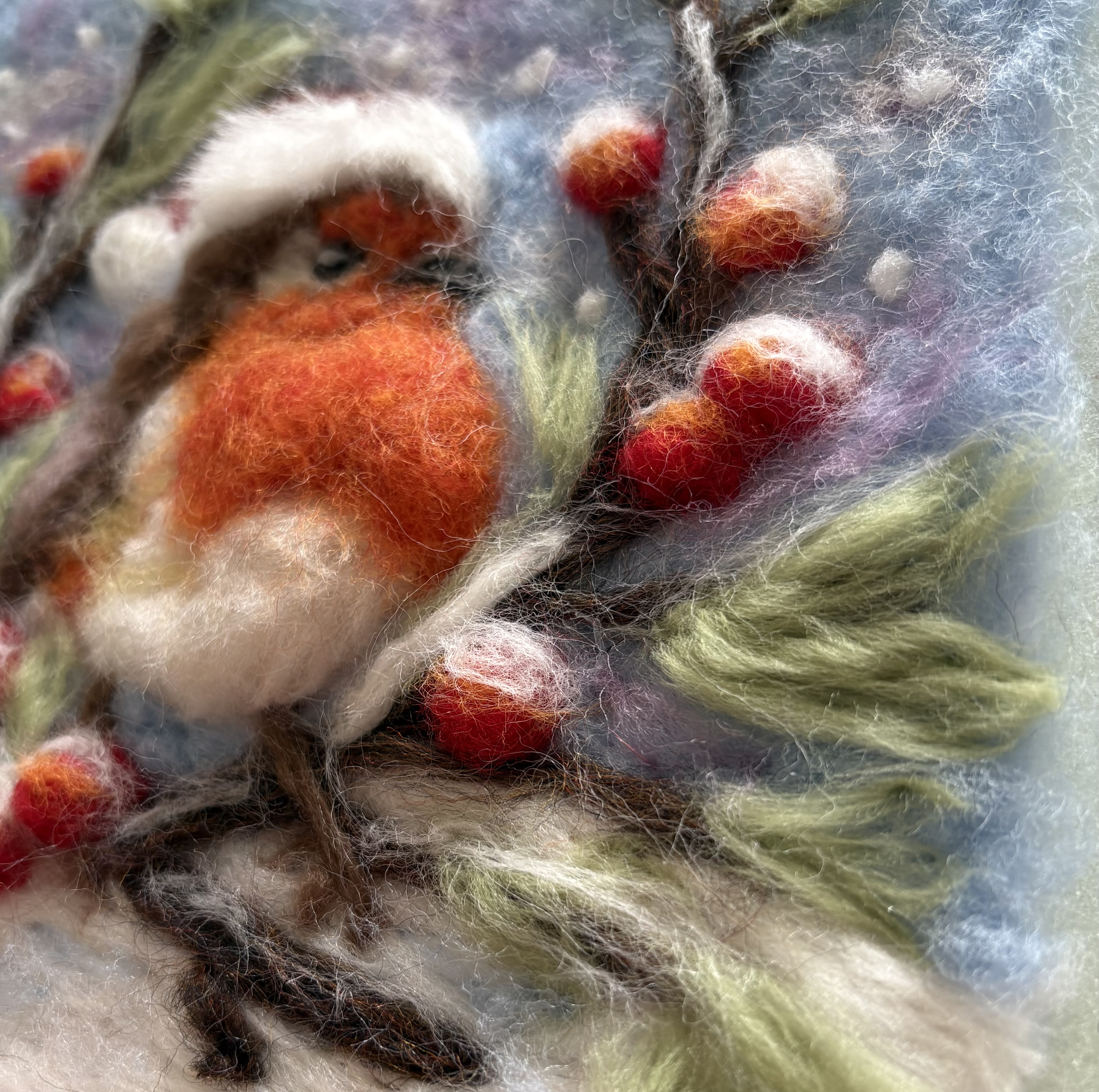 Needle Felted Christmas Robin Full Day Workshop 7th October 2025