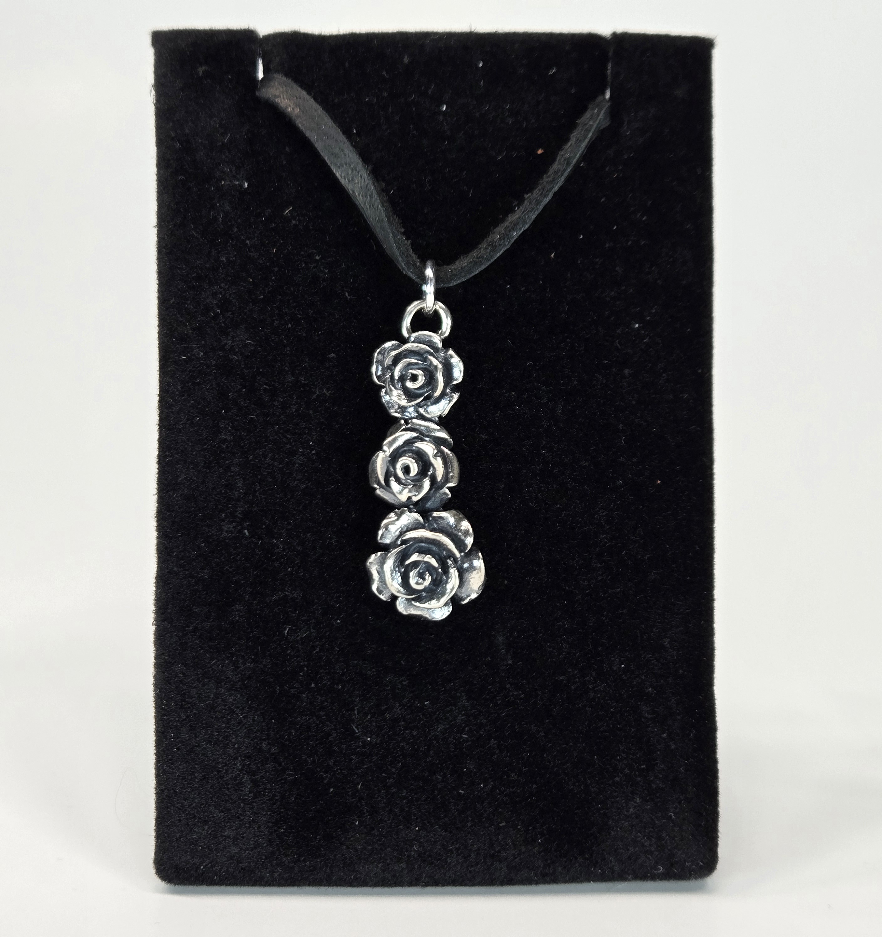 Stacked Rose Pendant 