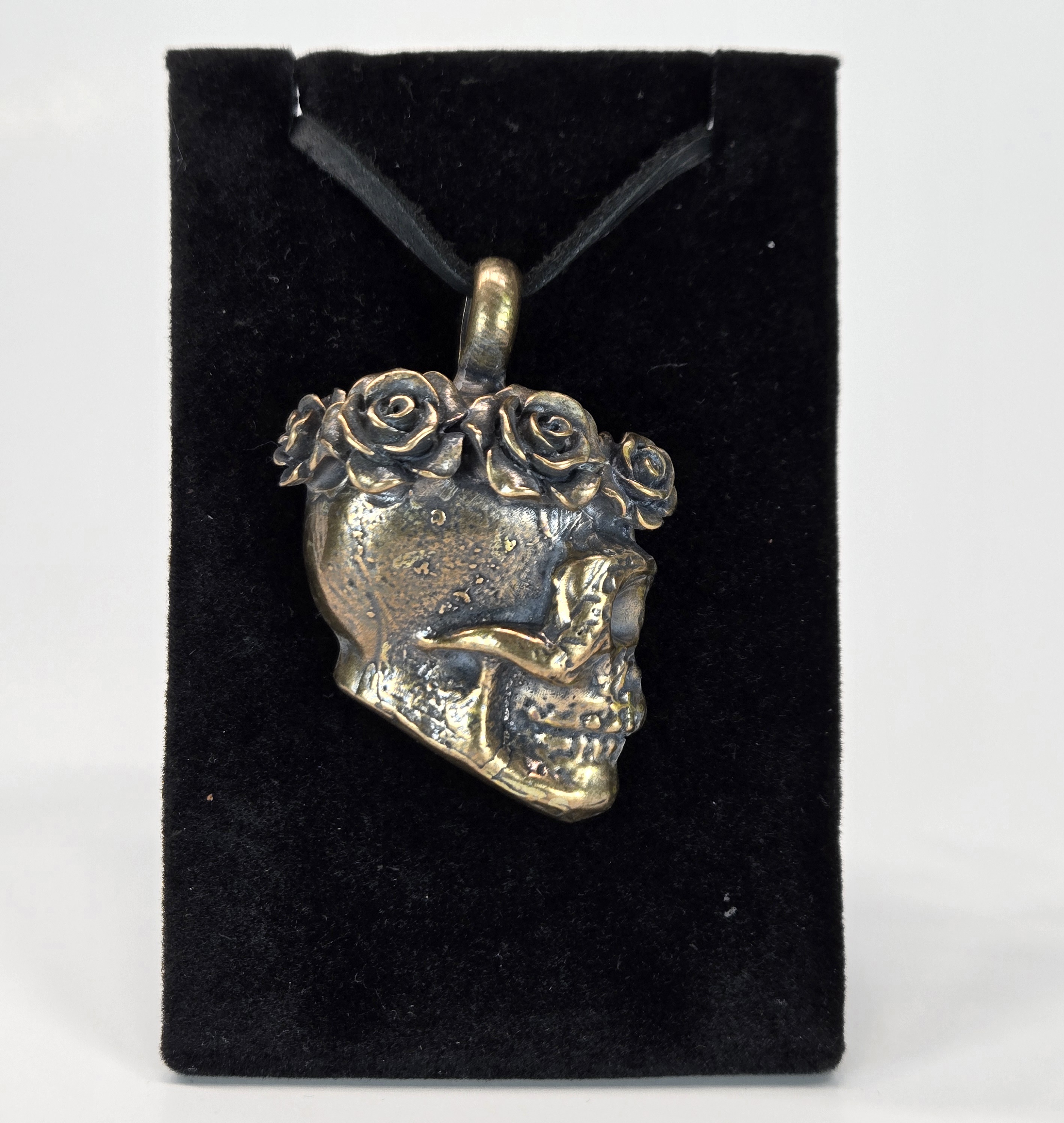 Bronze Skull Pendant