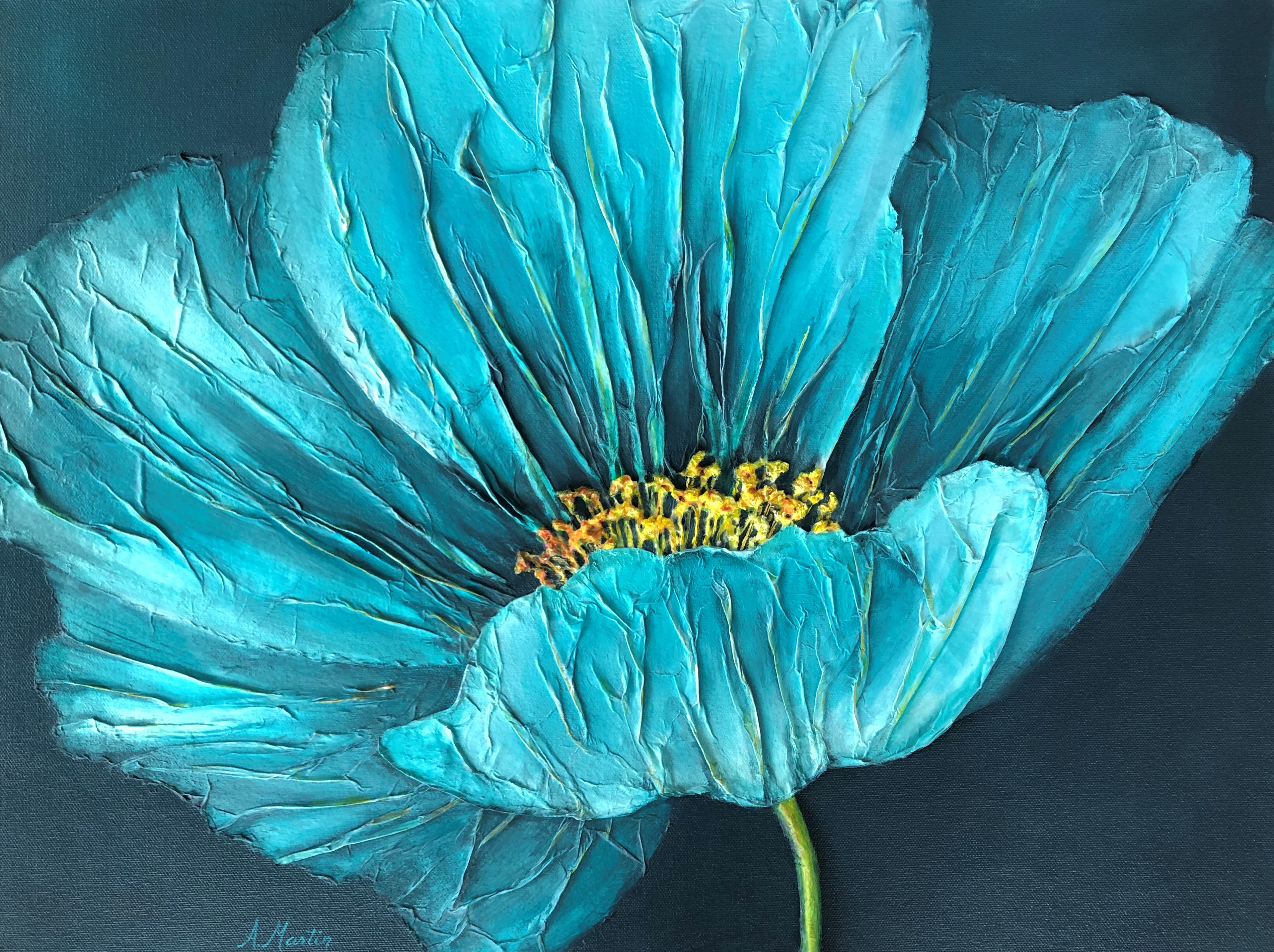 Teal Poppy