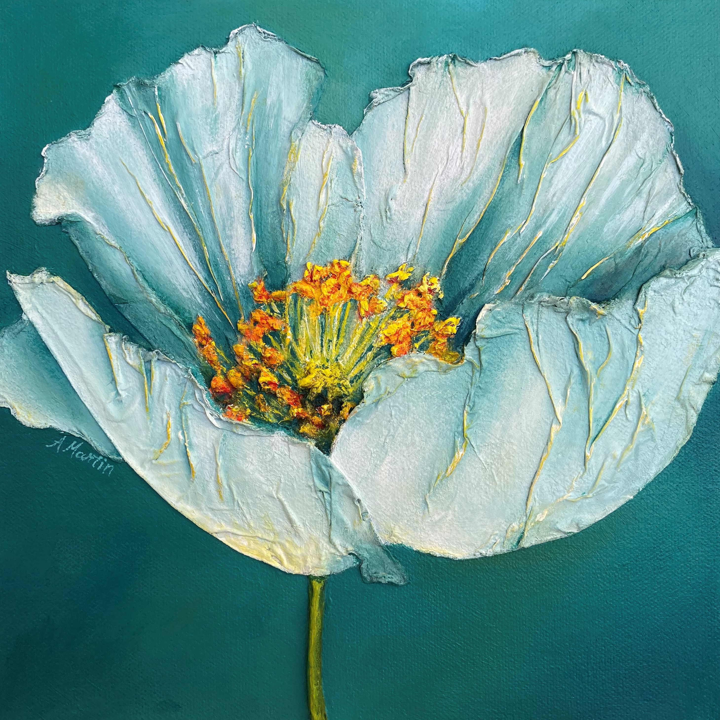 Poppy Trio - White