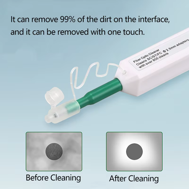 Fiber Optic Cleaner Pen for SC Connectors, 1ea/box
