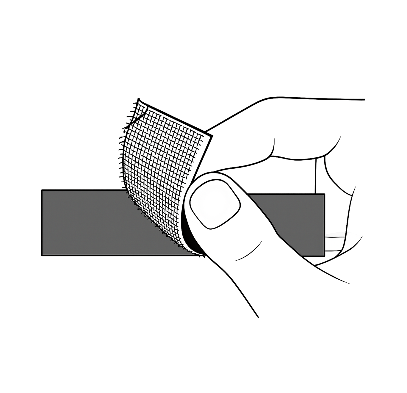 1" x 4 Extreme Adhesive Hook/Loop  10 Sets