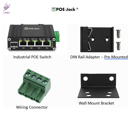 Industrial Gigabit Ethernet Switch PoE Switch - Unmanaged
