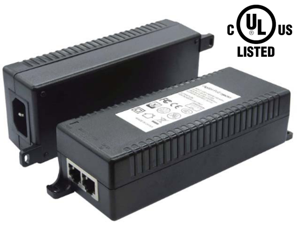 60 Watt Single Port POE Injector - Gigabit cUL/FCC