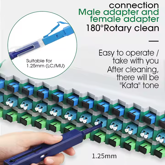 Fiber Optic Cleaner Pen for LC Connectors, 1ea/box