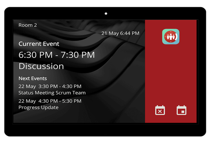 POE TouchScreen for Meeting Room Booking Apps