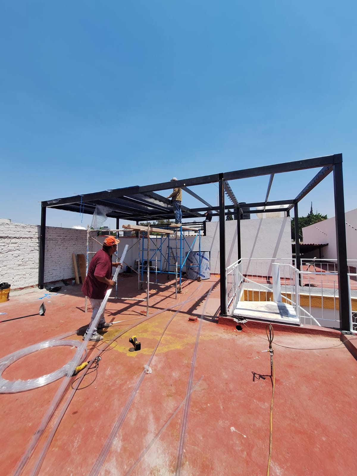 Pergolado de policarbonato