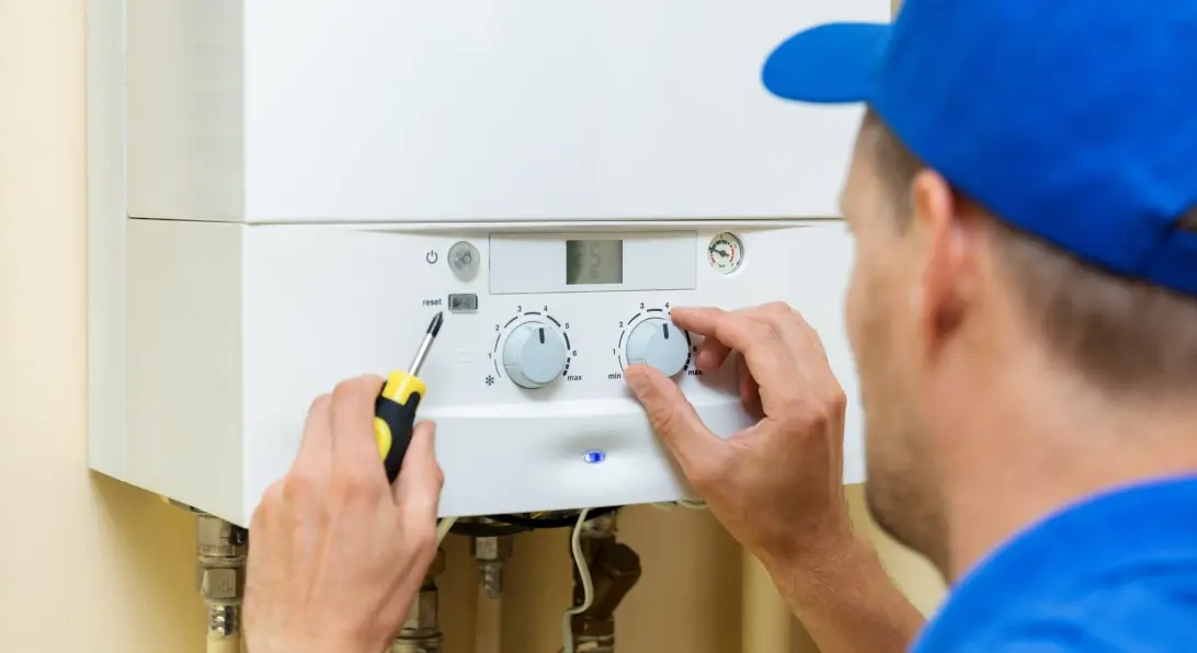 Manutenção preventiva de aquecedor a gás
