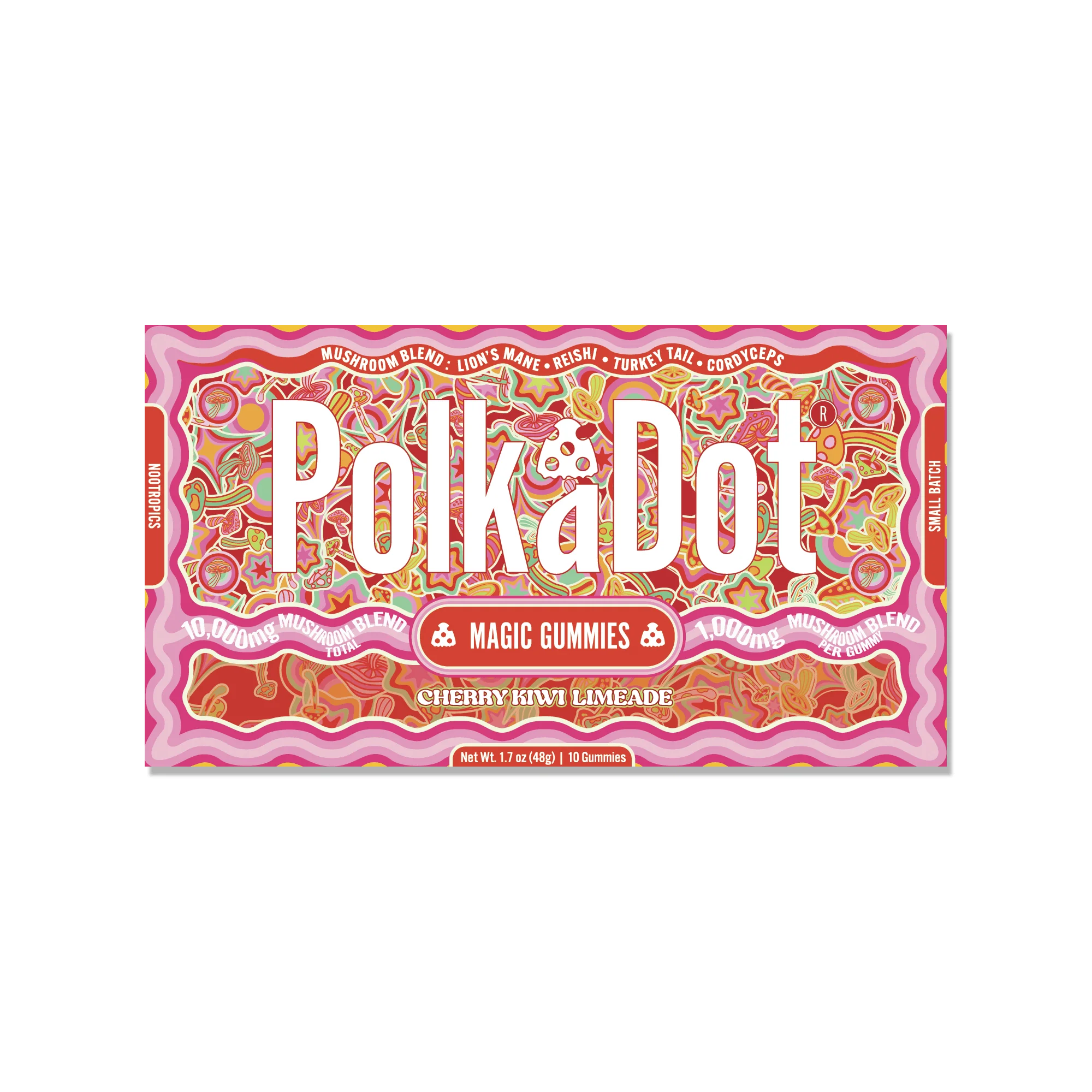 PolkaDot Mushroom Cherry Kiwi