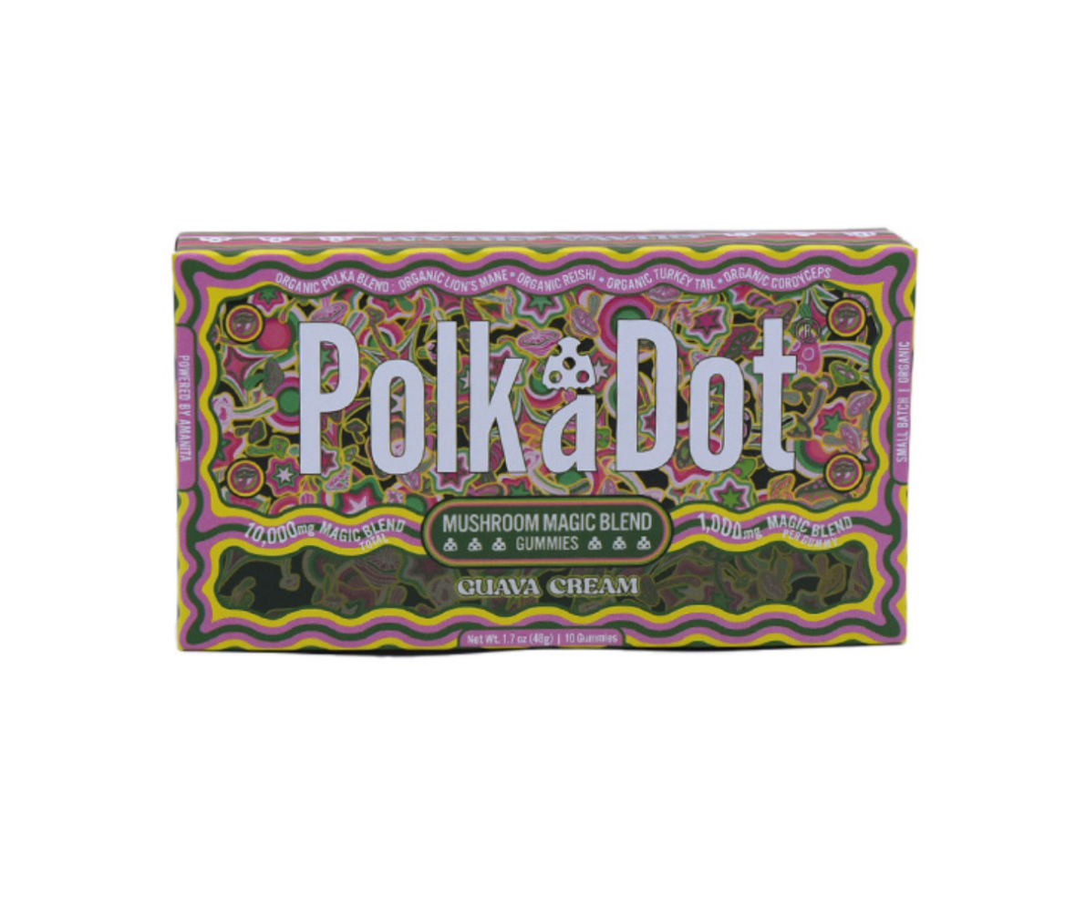PolkaDot Mushroom Guava Cream
