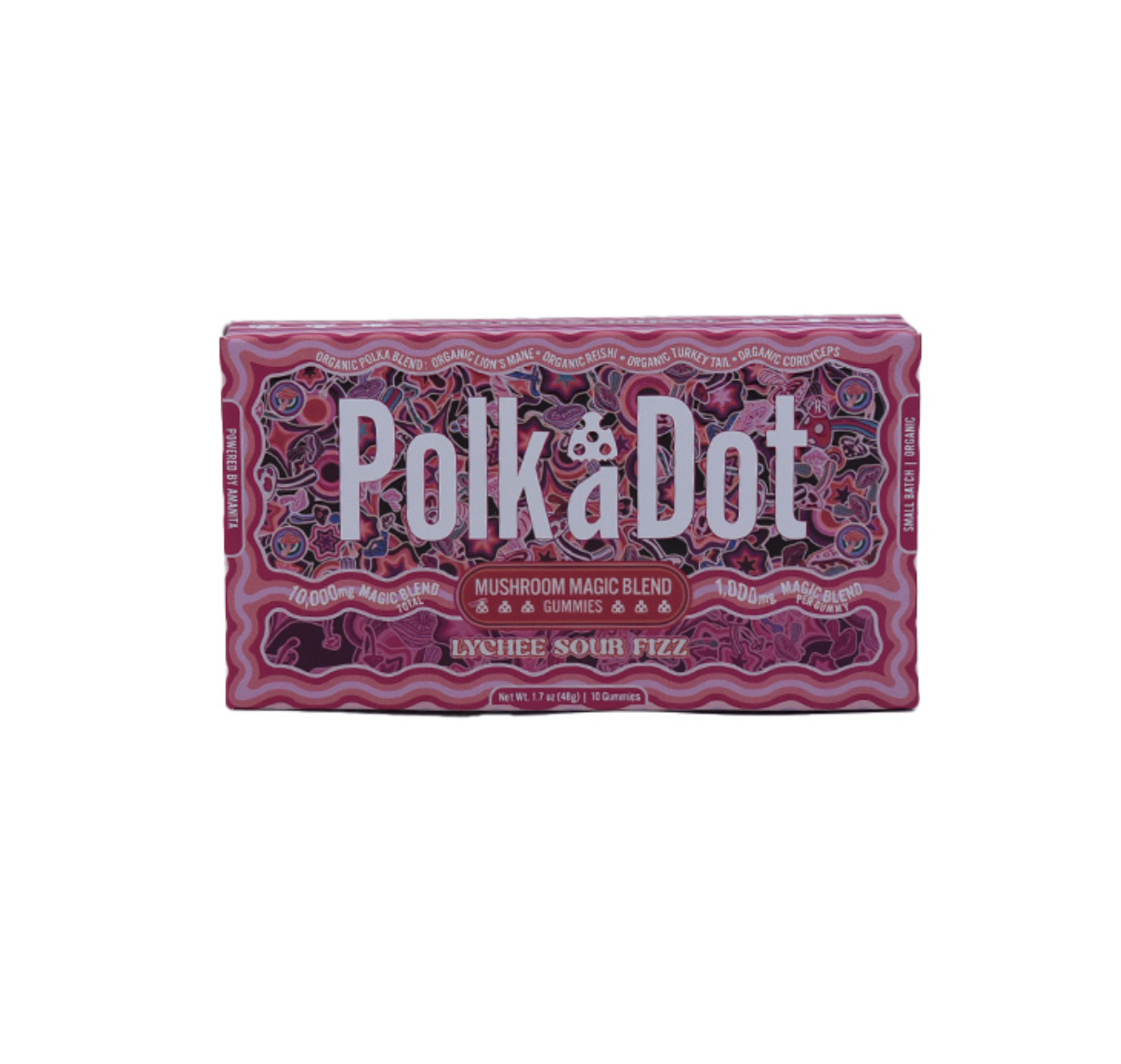 PolkaDot Mushroom Gummies Lychee Sour Fizz