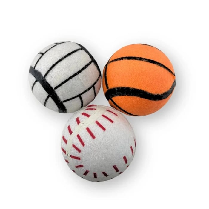 Pack 3 pelotas con diseño y sonido