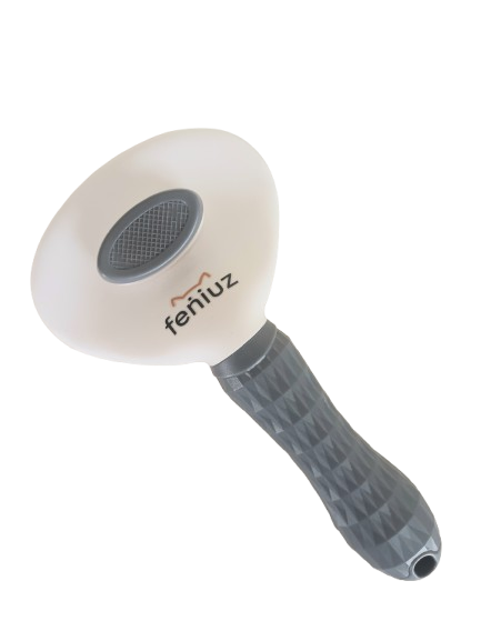 Cepillo para mascotas Feniuz con botón saca Pelo fácil