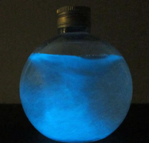 Alien Dna in a Glass Magic Potion Bottle with Food