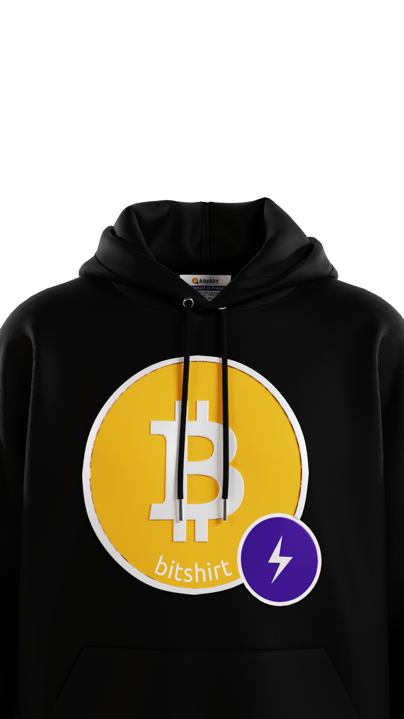Hoodie Bitshirt - Satoshi -