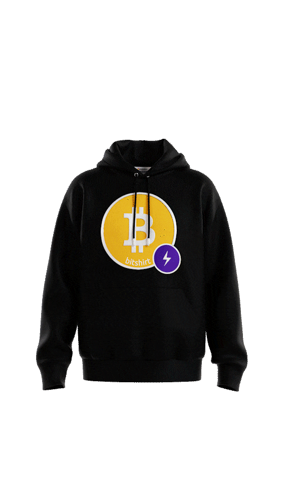 Hoodie Bitshirt - Satoshi -