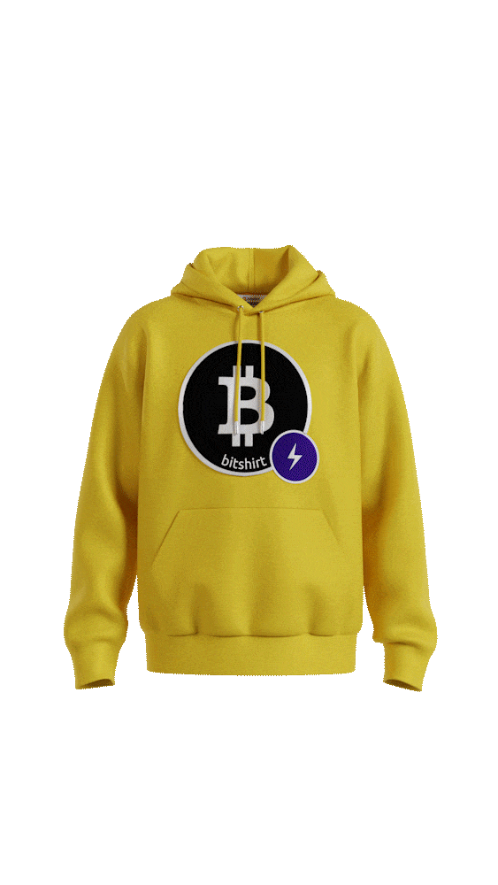 Hoodie Bitshirt - Proof of Yellow -