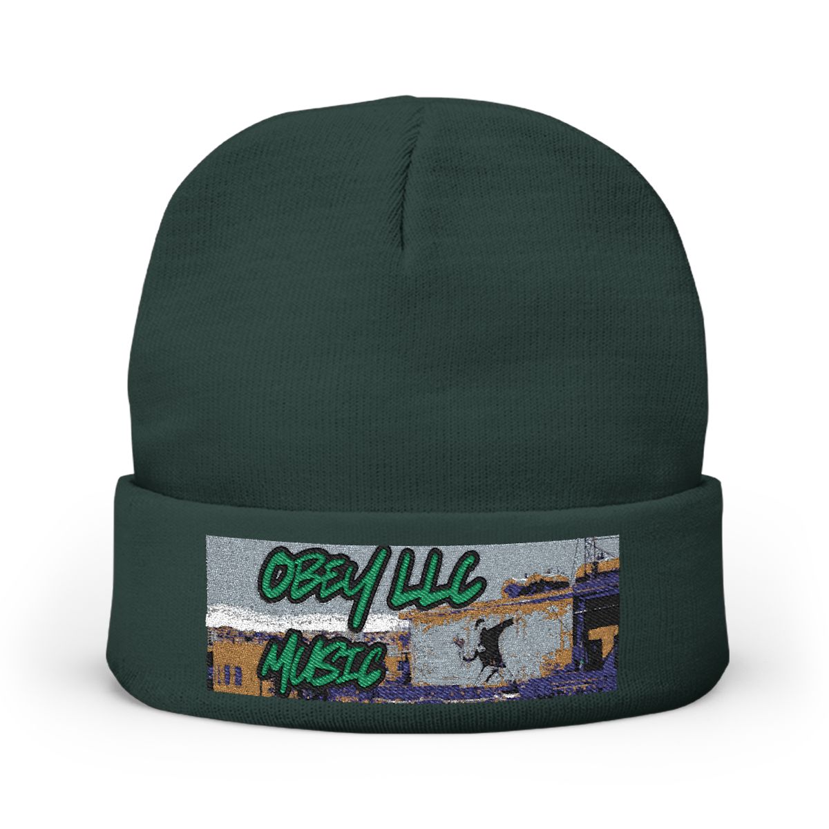 Obey LLC Music Knit Beanie (Embroidery)