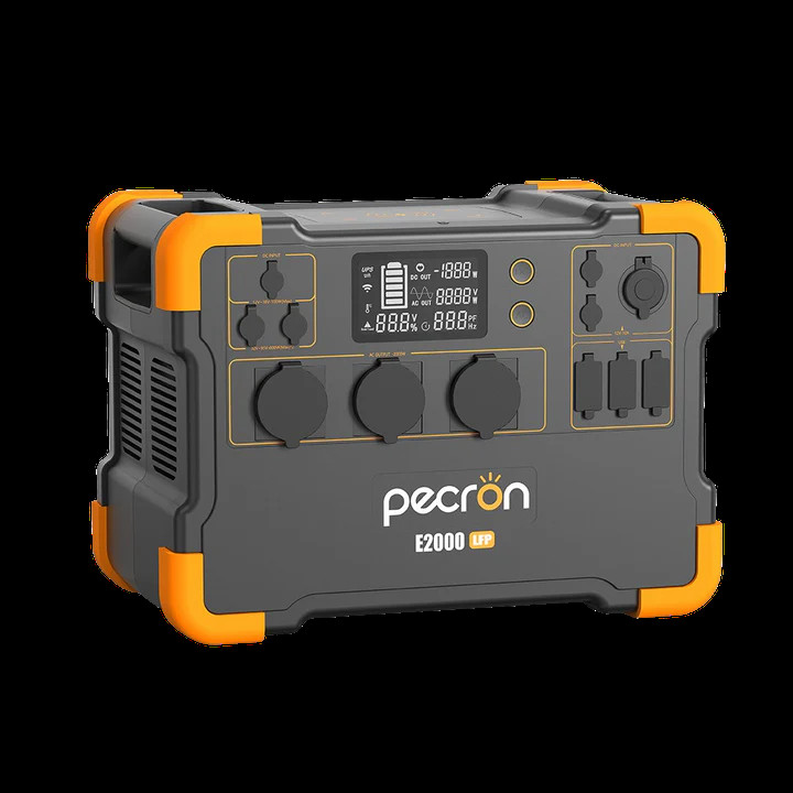 PECRON E2000LFP išplečiama nešiojama elektrinė 2000 W 1920 Wh (25,6V75Ah)