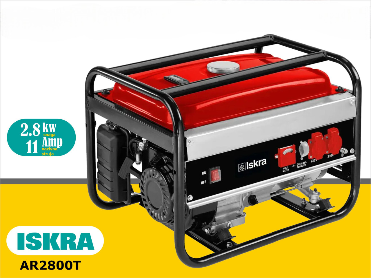Benzininis generatorius Iskra AR2800T