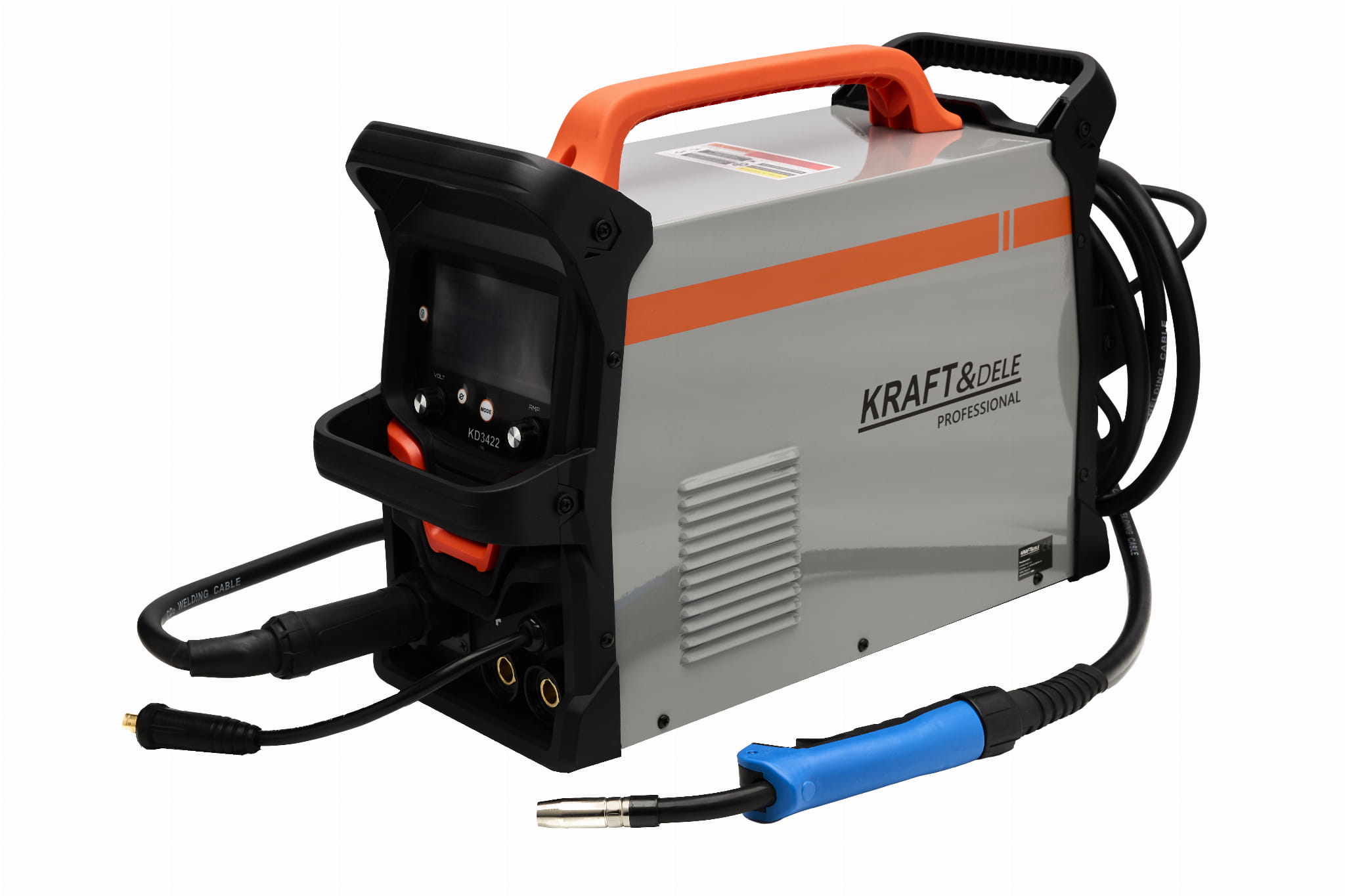  Inverterinis suvirinimo aparatas 255A MIG/FLUX/MMA/LIFT TIG/ALUMINIUM KD3422
