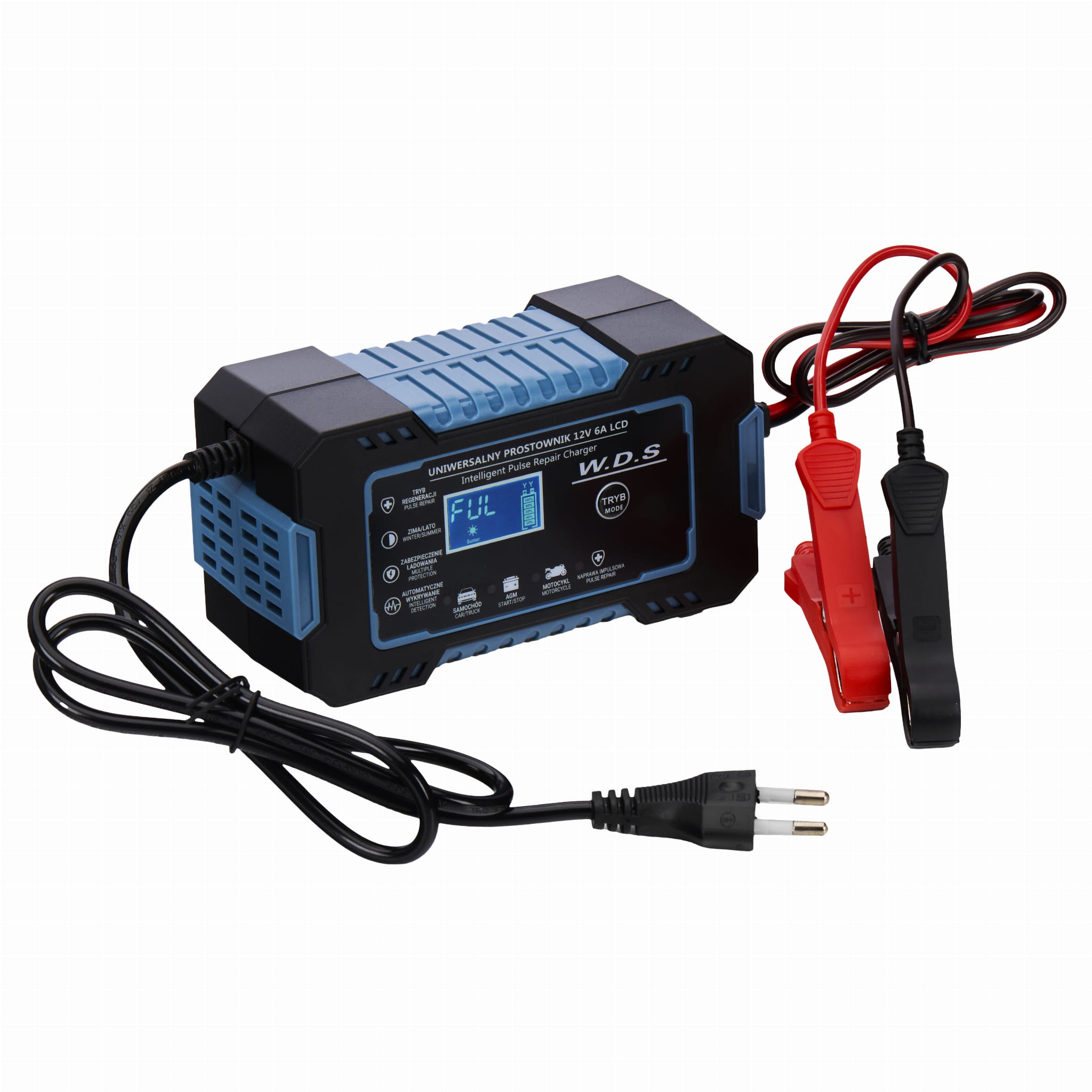 Universalus akumuliatoriaus įkroviklis WDS2230, 12V / 6A
