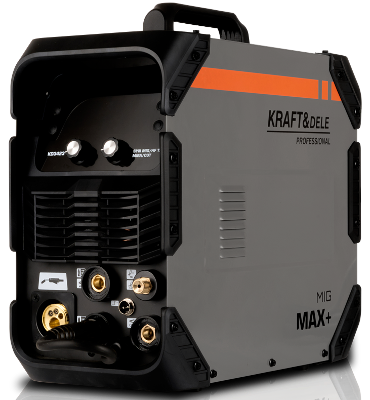 Inverterinis MIG MMA TIG suvirinimo aparatas su plazminiu pjaustytuvu 5in1 255A Kraft & Dele KD3423