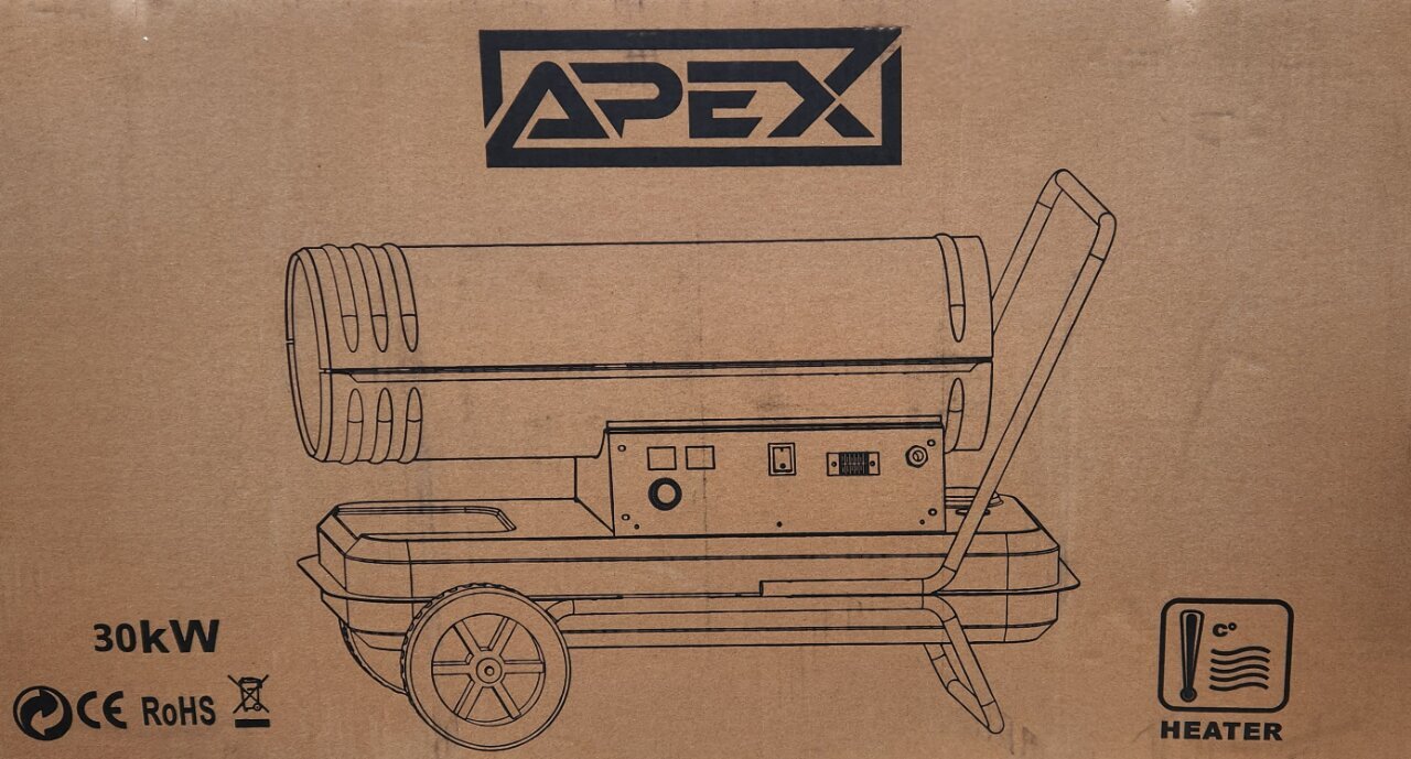 Dyzelinis šildytuvas APEX LXC30, 30 kW