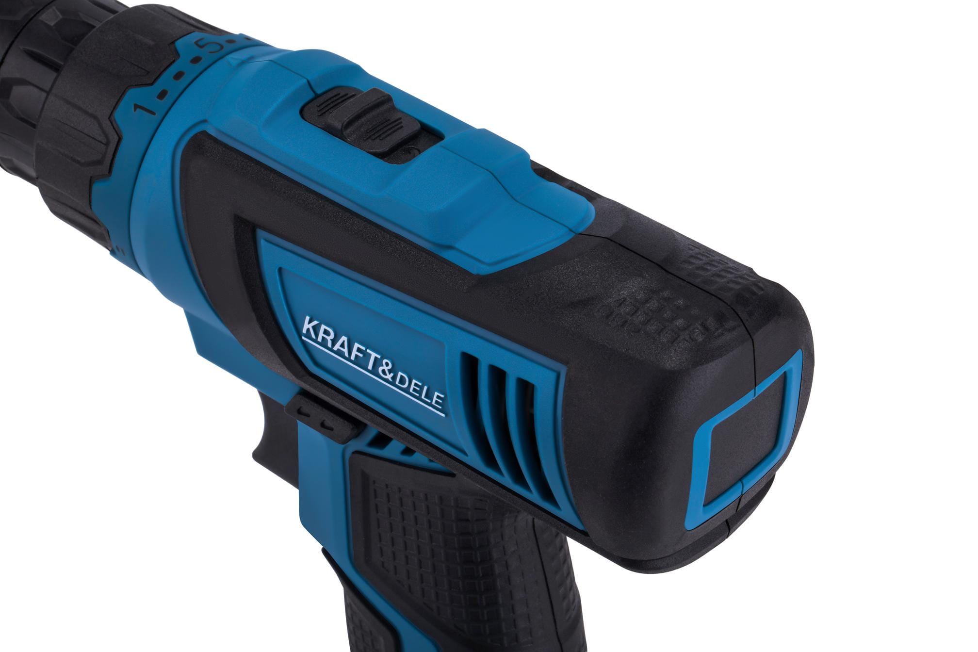 Gręžtuvo-suktuvo rinkinys 21 V 2 Ah + priedai KD3355