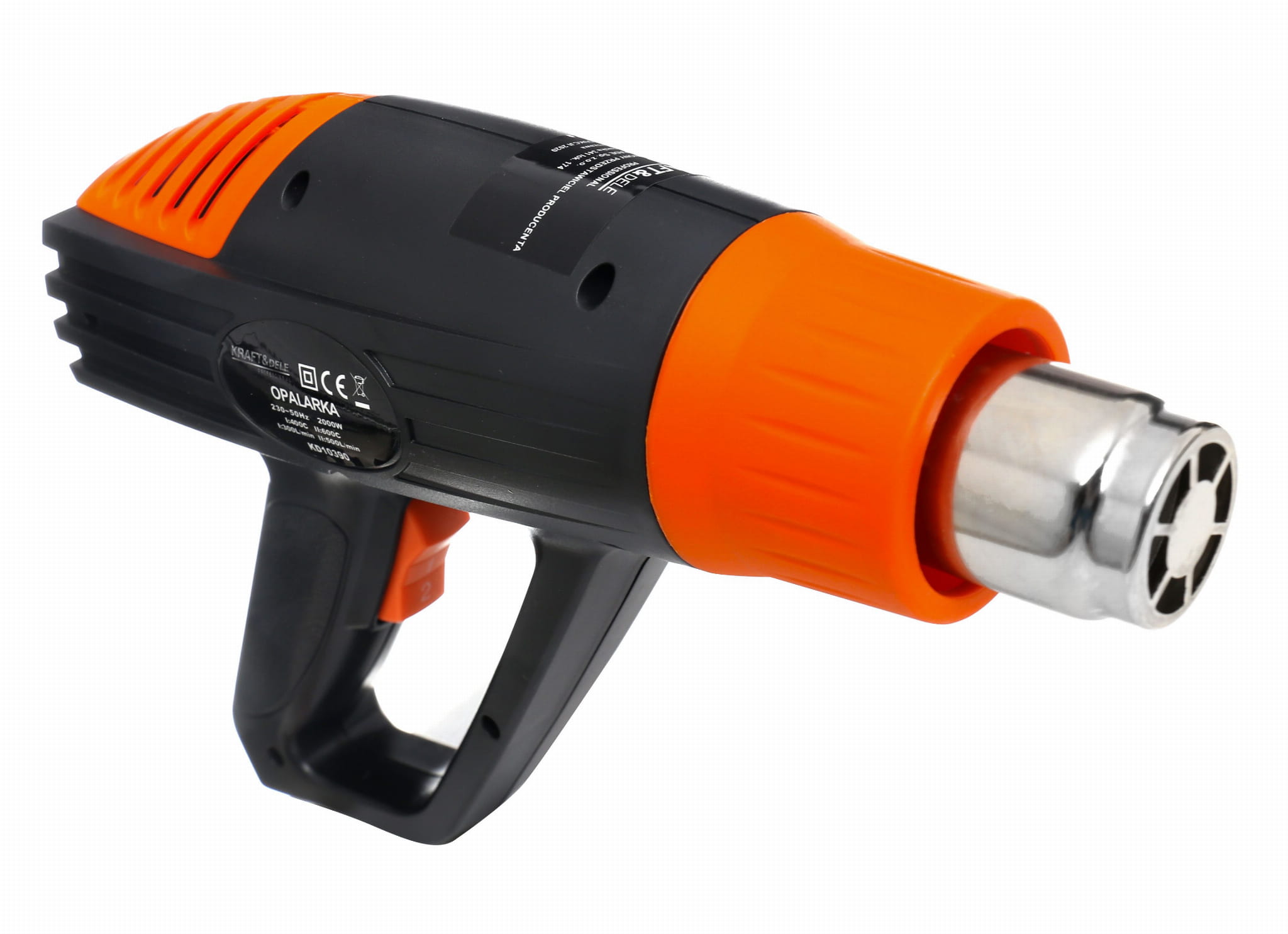 Kaitinimo fenas / orapūtė KD10390, 2000W, 500l/min, 600°C, su lagaminu