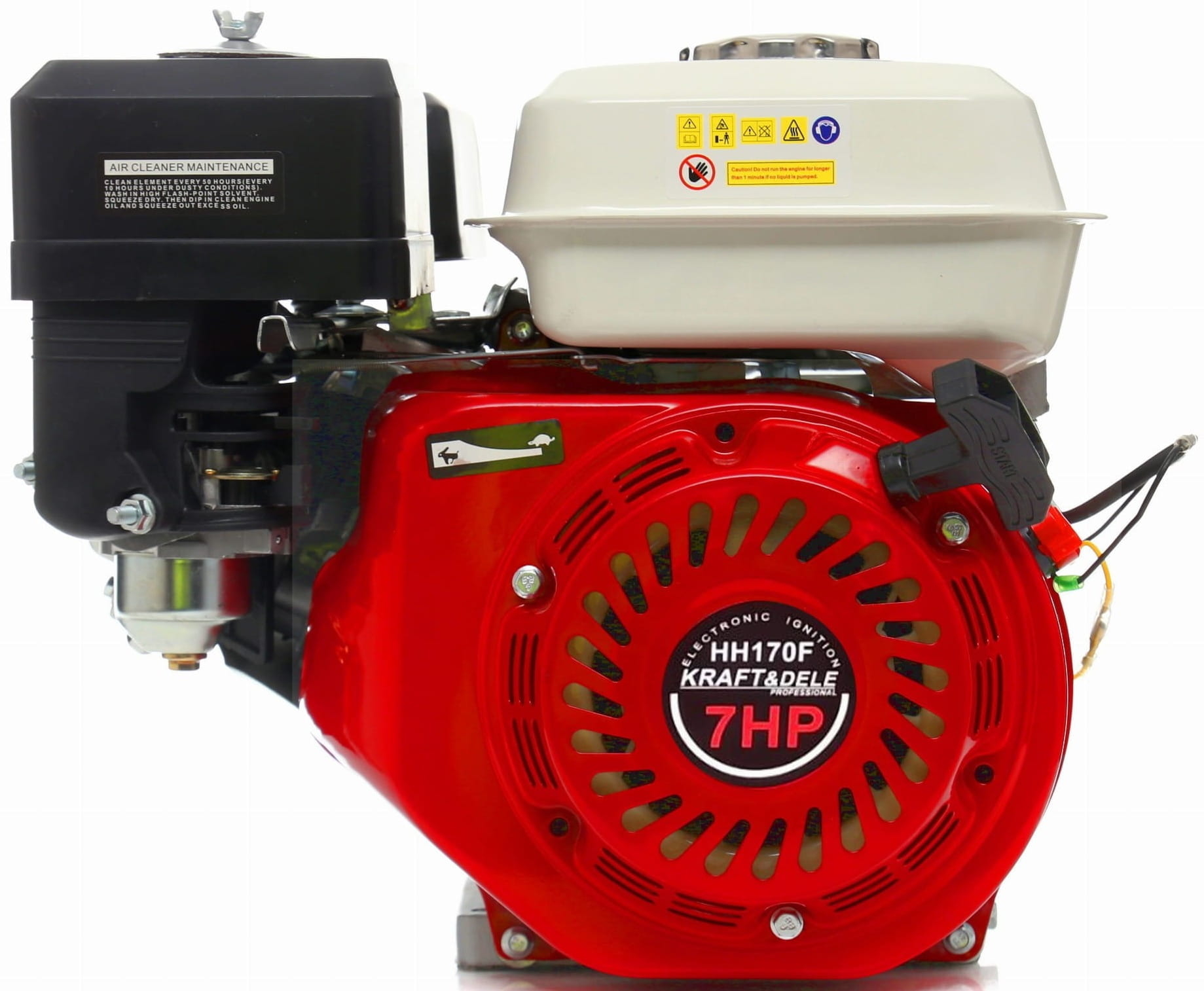  Vidaus degimo variklis Kraft & Dele KD1825, mod. HH170F, 7 AG, 210cc, velenas 20 mm 