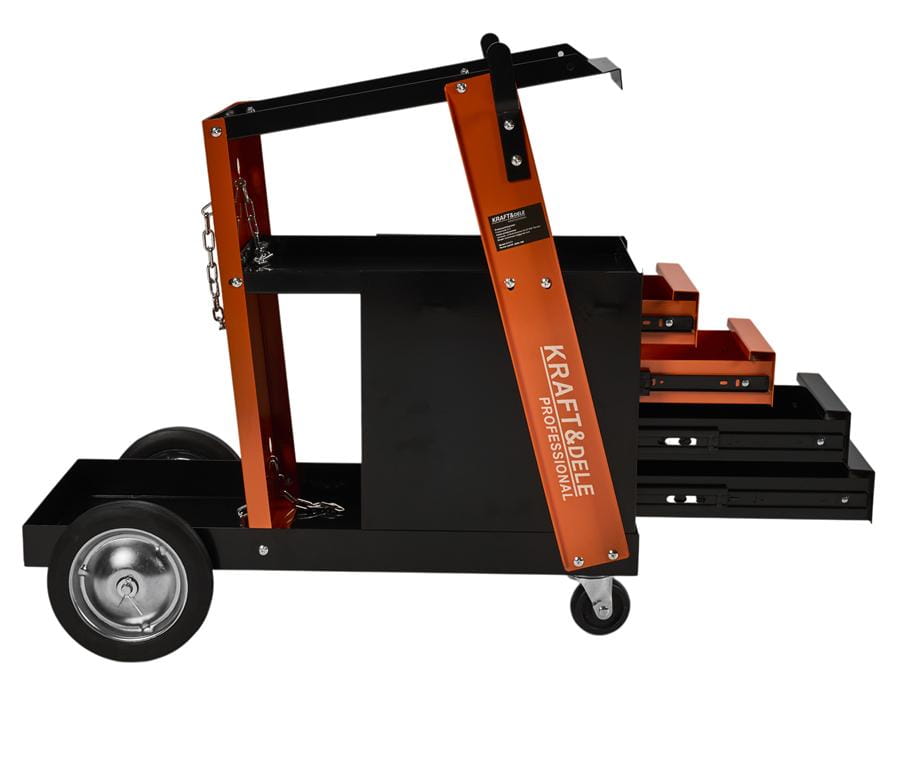 Suvirinimo įrangos vežimėlis Kraft & Dele KD374 , su 4 stalčiais