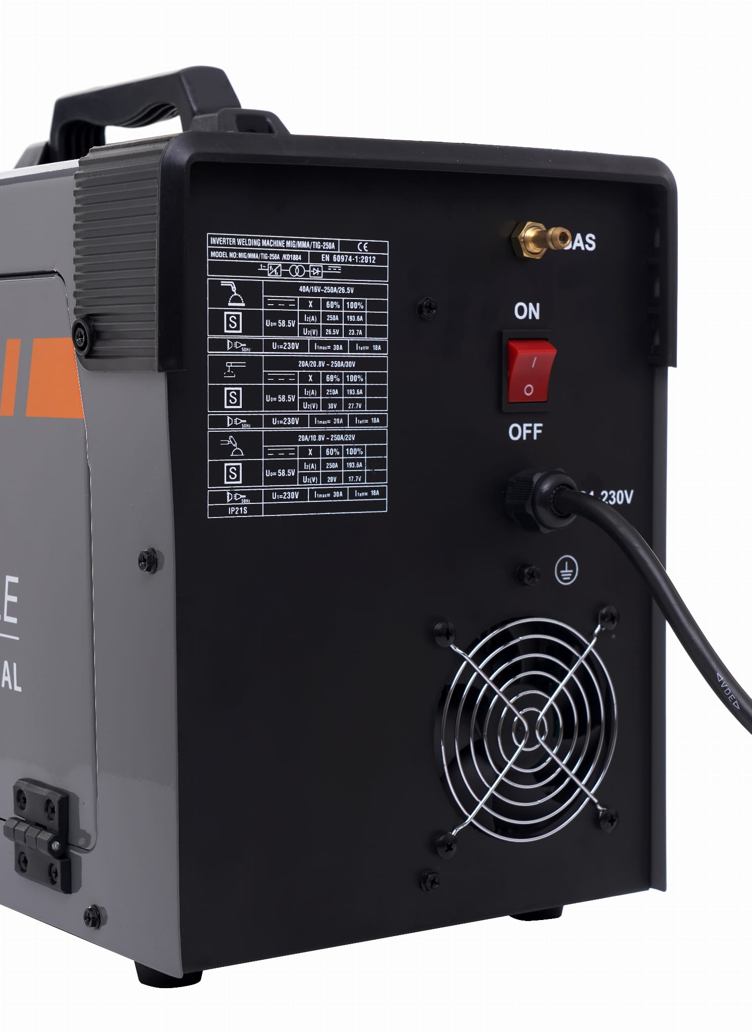 MIG/MMA/TIG-250A KD1884 suvirinimo aparatas