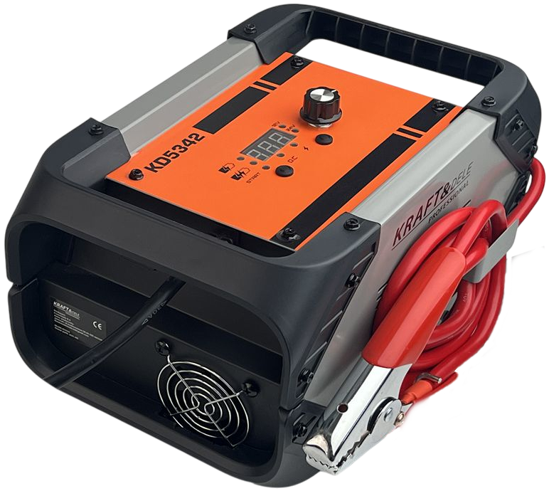 Akumuliatorių įkroviklis su paleidimu KD5342, 20-700Ah 12/24V 85A