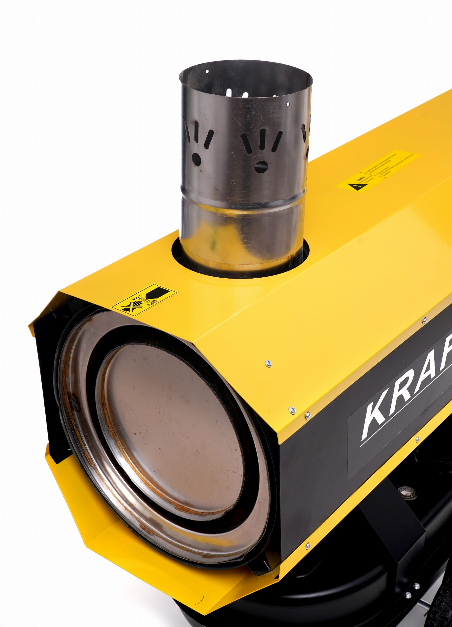 Dyzelinis šildytuvas + termostatas Kraft & Dele KD11717, 65kW, 1100 m3/h, su kaminu