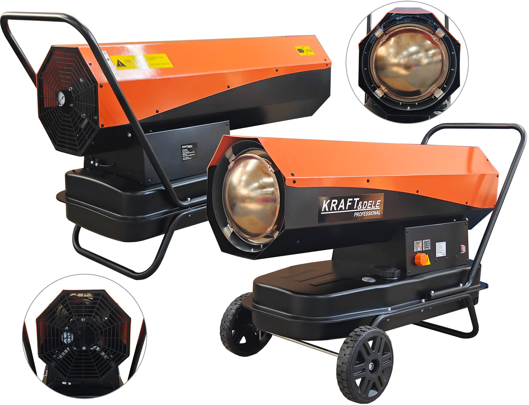 Dyzelinis šildytuvas KD5960, 60kW, 1100 m³/val