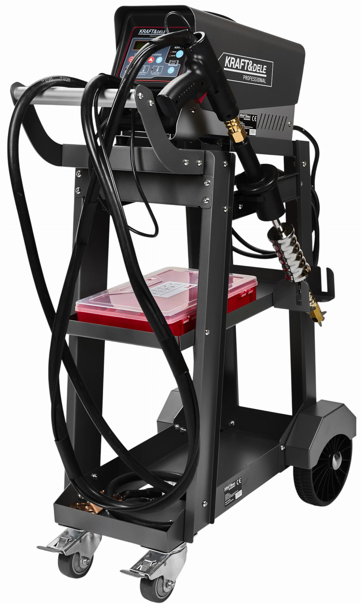 Kėbulų taškinio suvirinimo įrenginys 400 A su vežimėliu + priedais KD5997