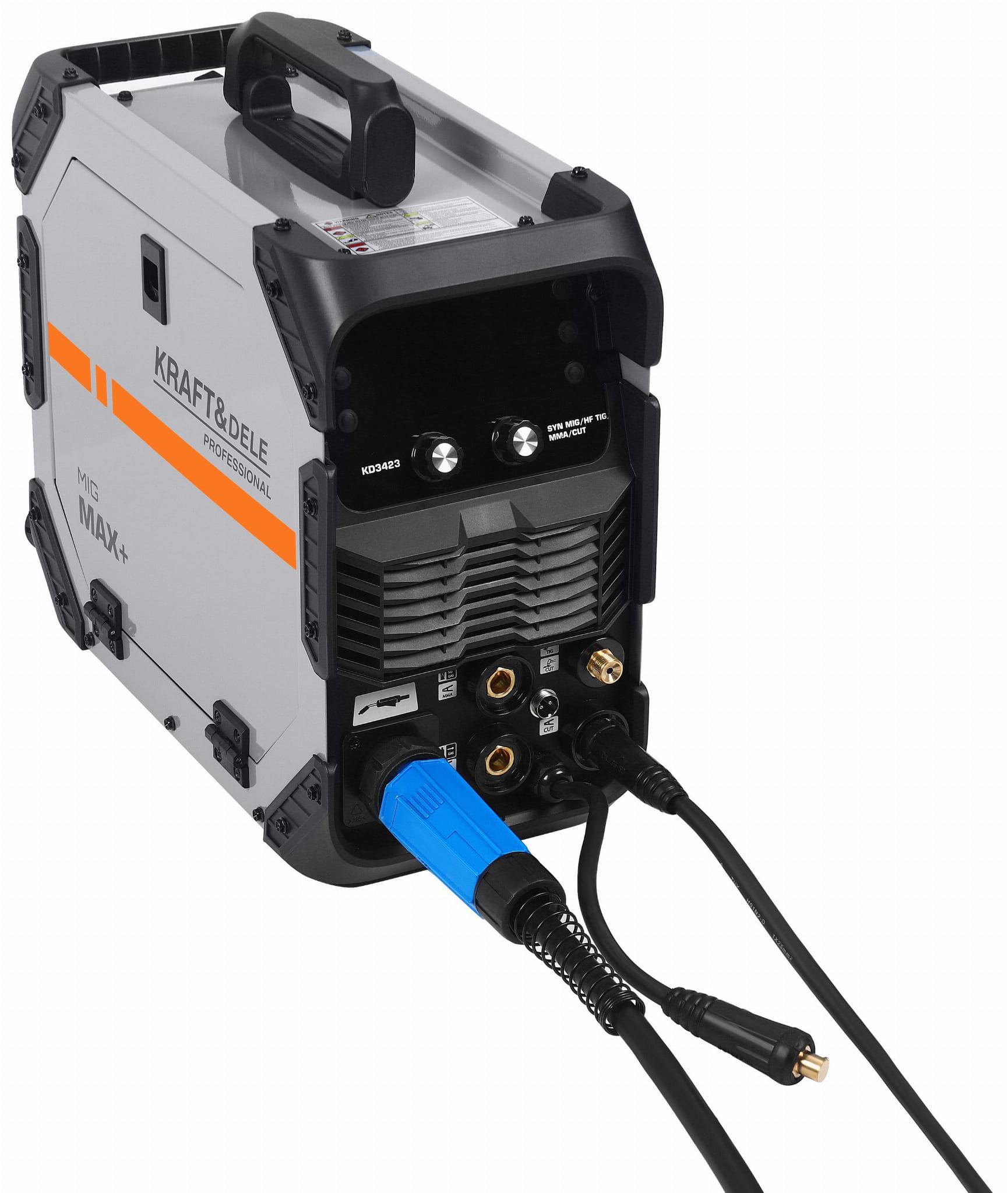 Inverterinis MIG MMA TIG suvirinimo aparatas su plazminiu pjaustytuvu 5in1 255A Kraft & Dele KD3423