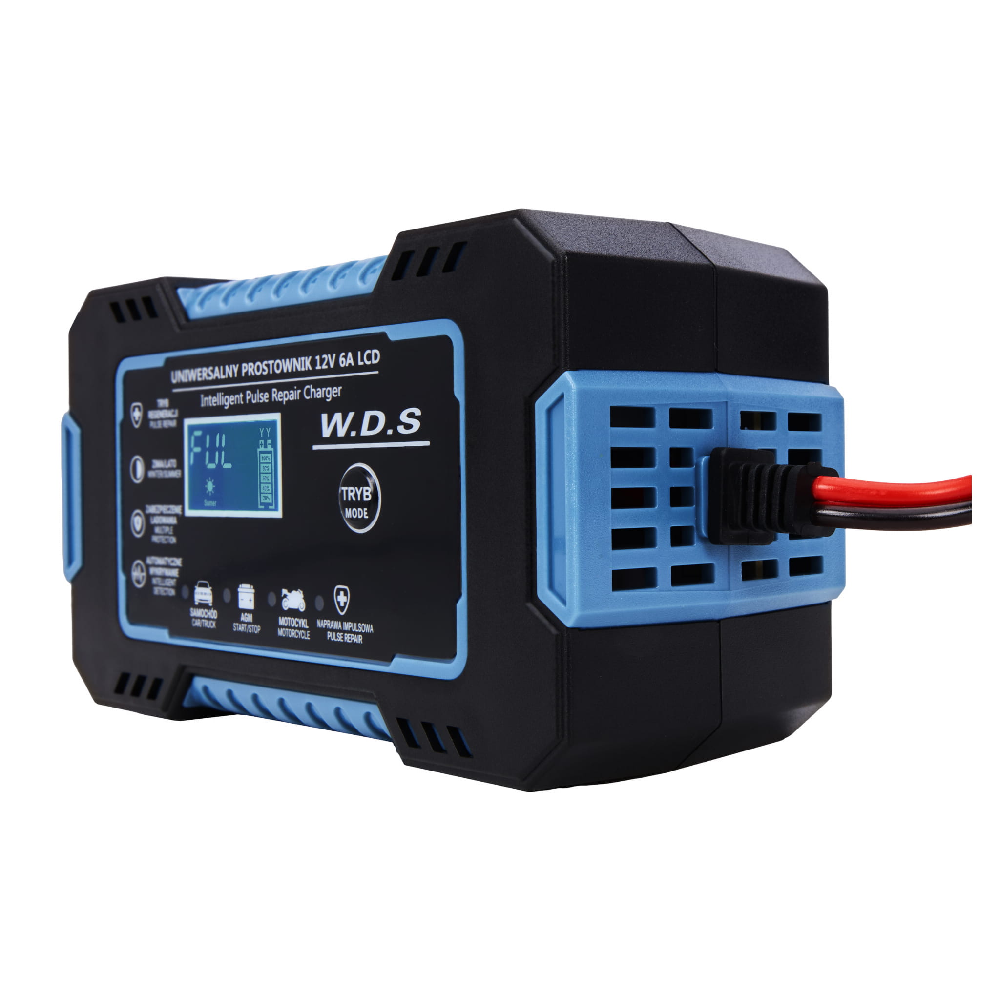 Universalus akumuliatoriaus įkroviklis WDS2230, 12V / 6A