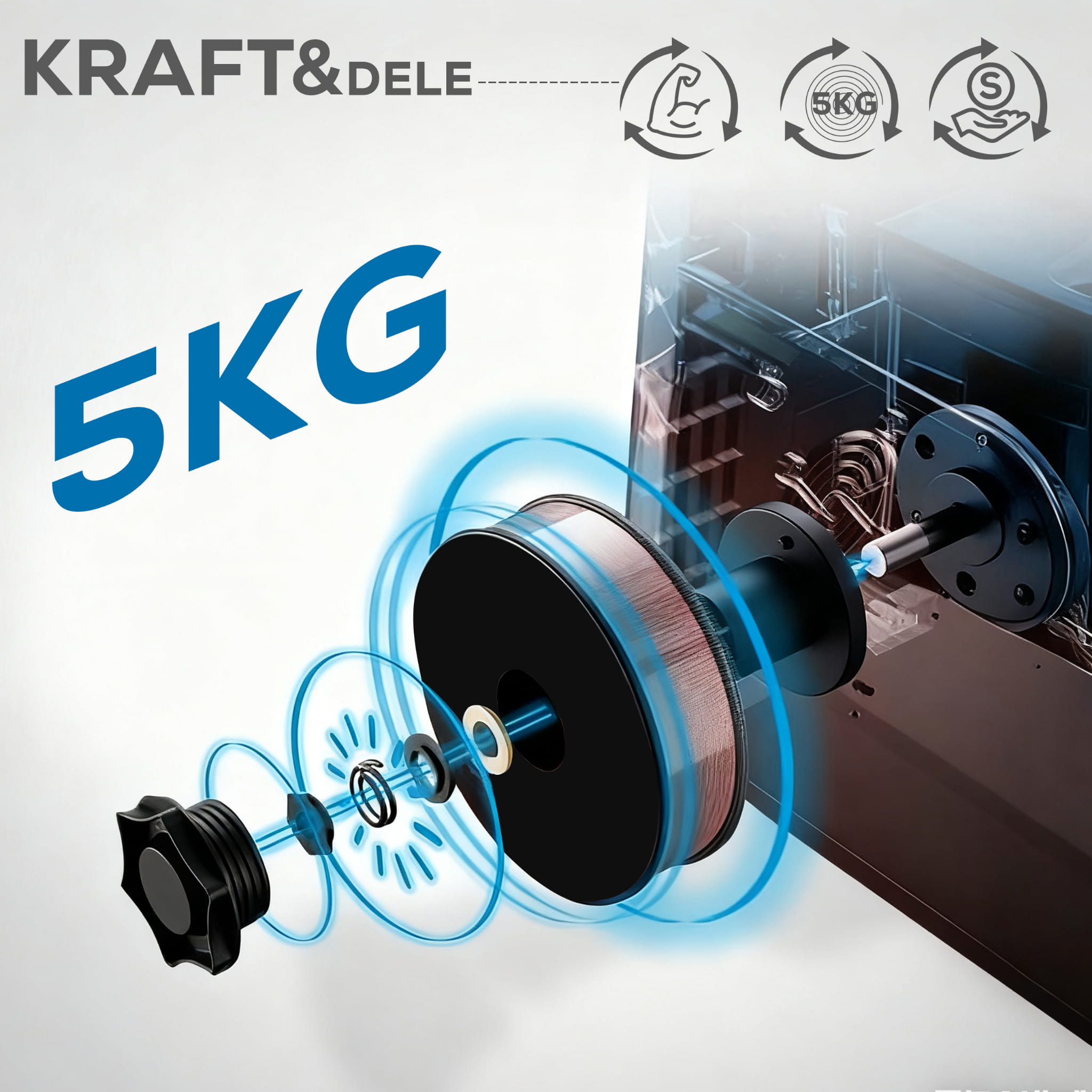 KD3433 MIG/MAG, MMA, Lift-TIG inverterinis suvirinimo aparatas