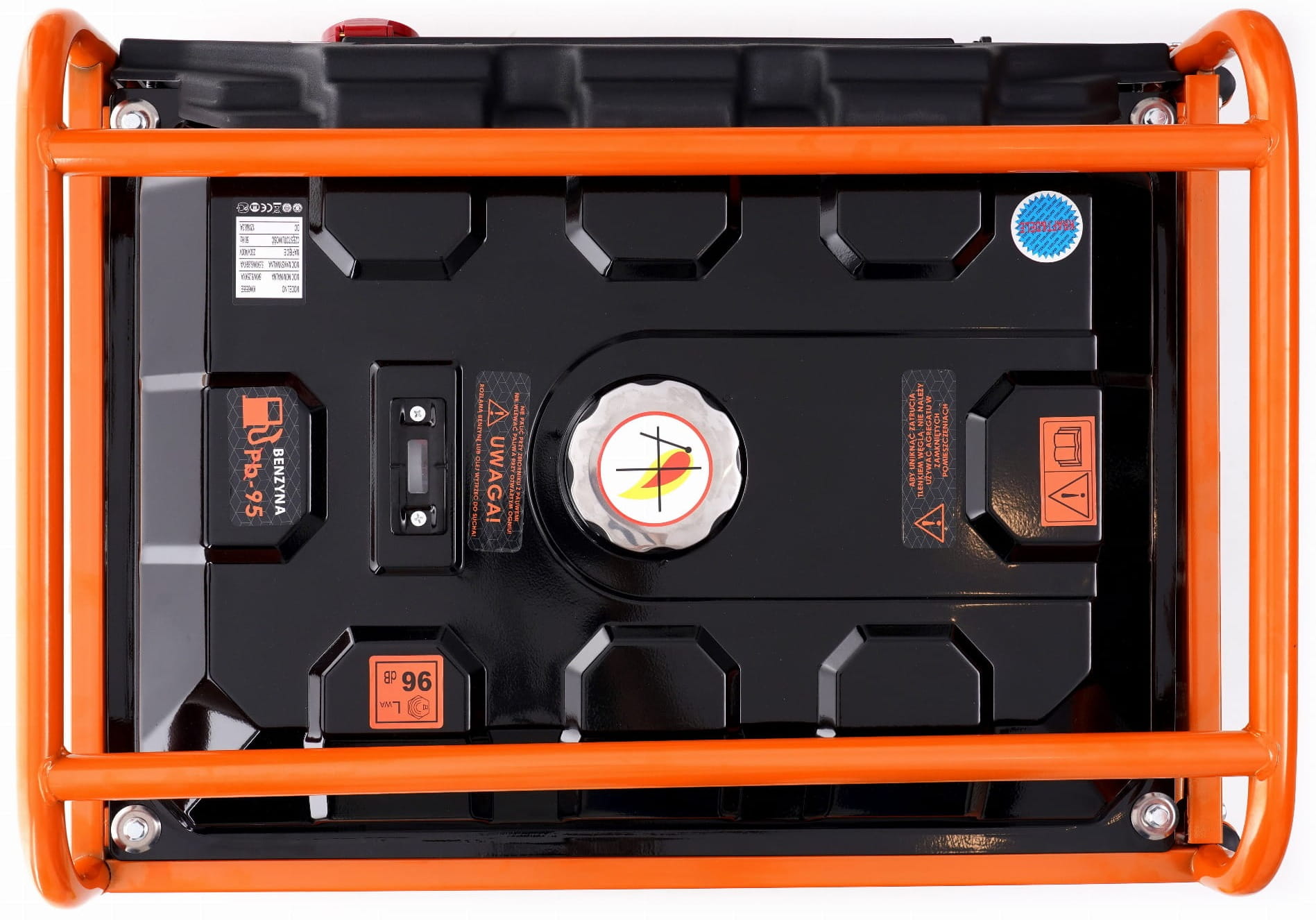 Benzininis trifazis elektros generatorius Kraft & Dele KD165, 5500 W 12/230 V/380 V, AVR, elektrinis ir rankinis paleidimas