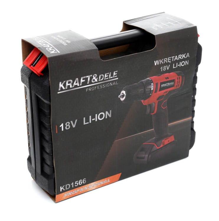 Akumuliatorinis suktuvas Kraft&dele 18v 2 pavaros, 1.3ah baterija