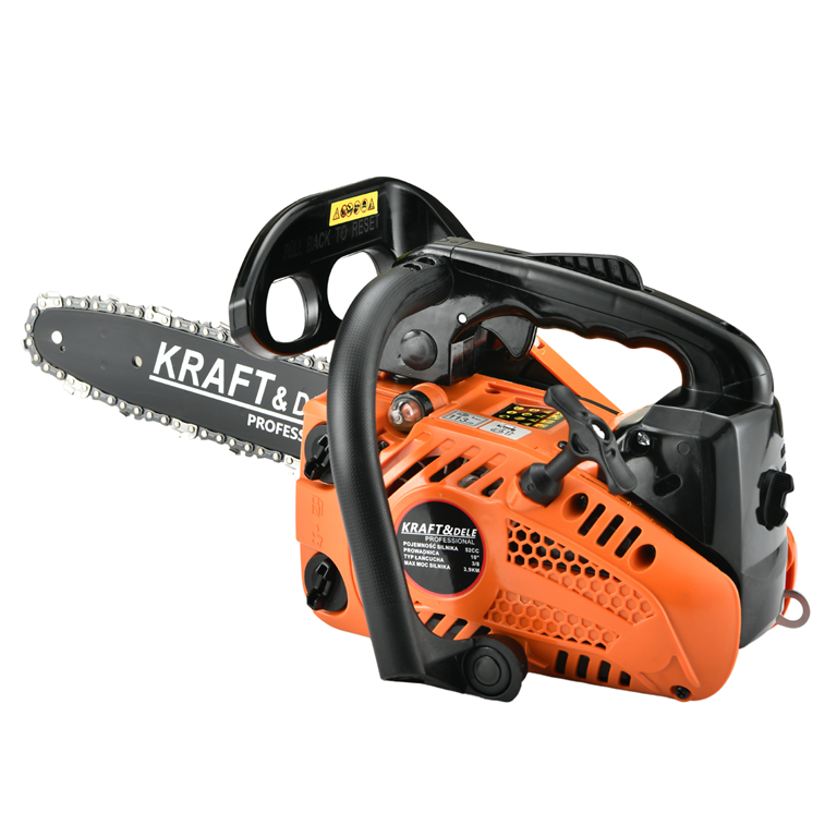 Benzininis motorinis grandininis šakų pjūklas Kraft & Dele KD10614, 3,9 AG, 25 cm