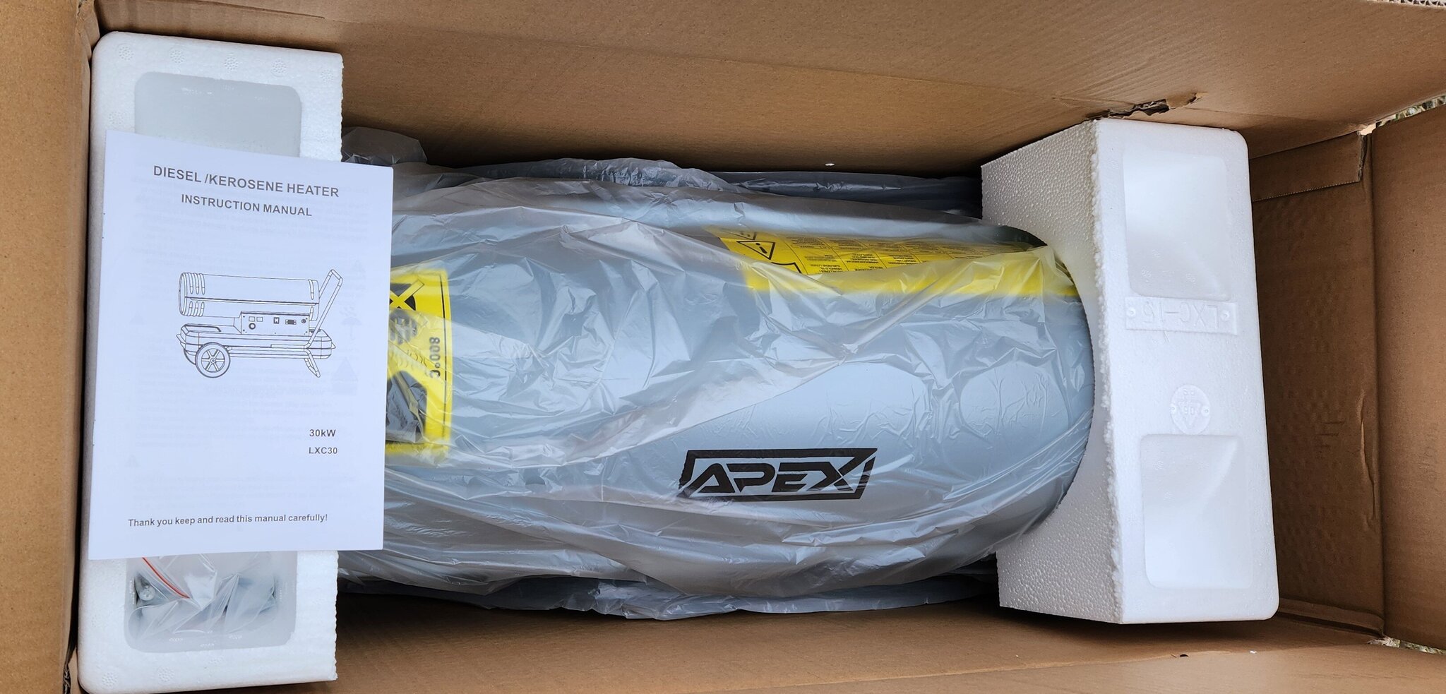 Dyzelinis šildytuvas APEX LXC30, 30 kW