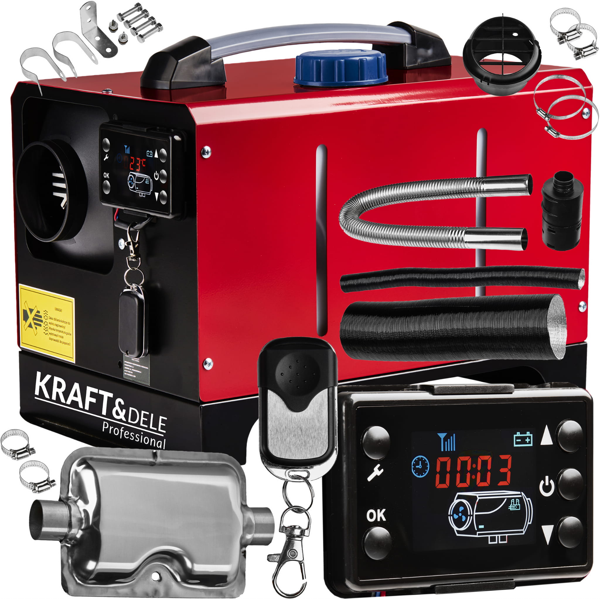 WEBASTO tipo autonominis šildytuvas KD11780, 9kW 12/230V 