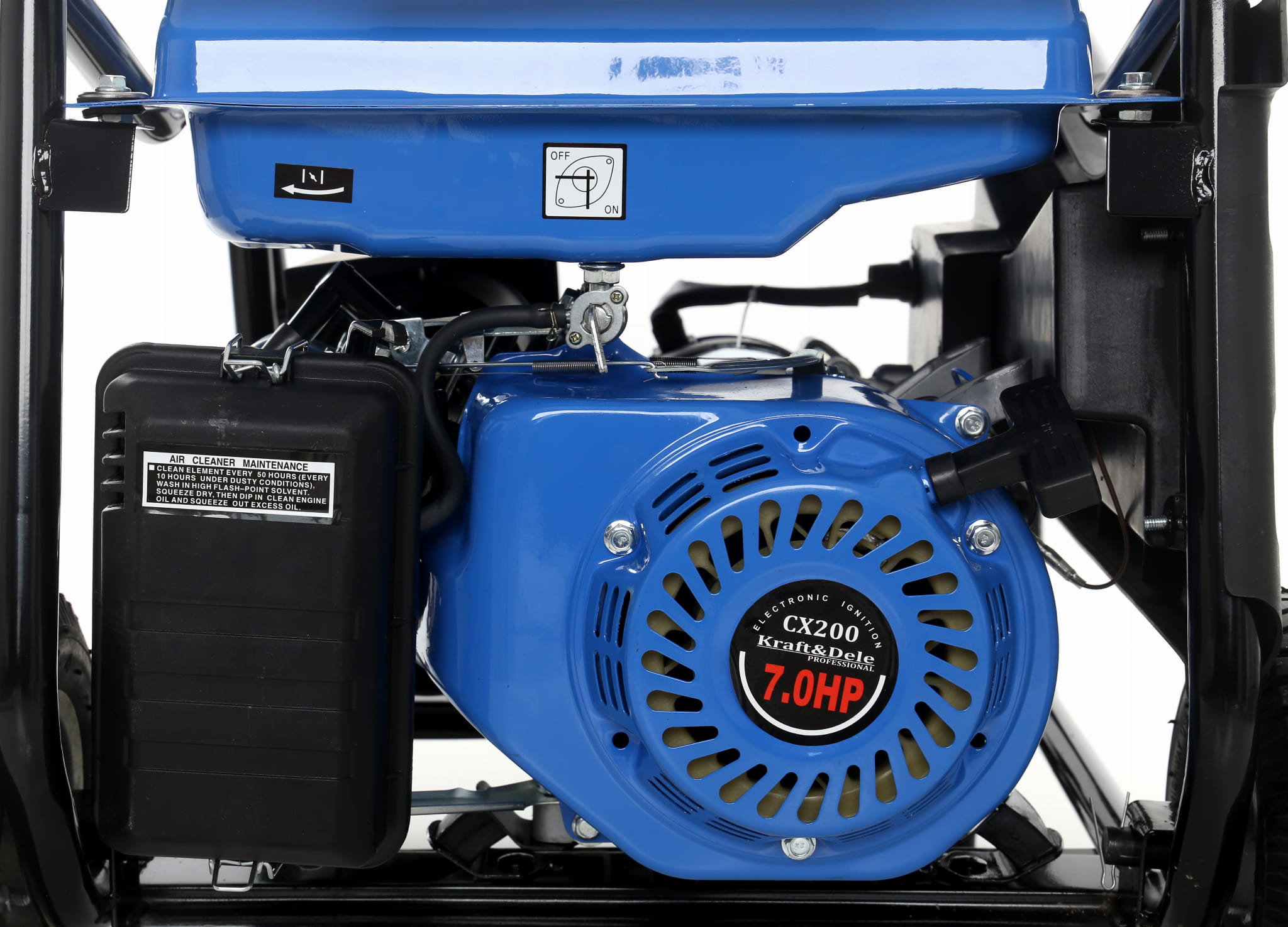 Benzininis vienfazis elektros generatorius KD142, 3000 W 12/230 V